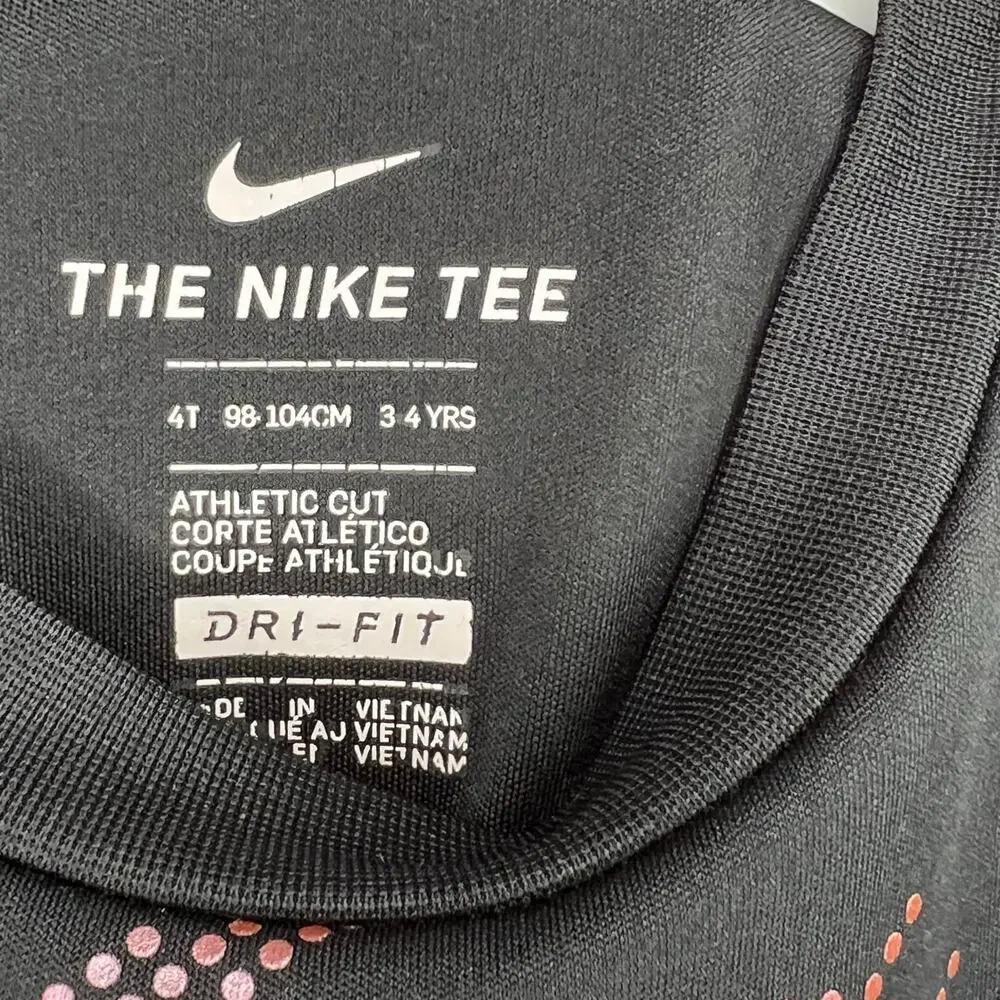 Nike Turbo Mode Dri FIT  Short sleeve T-shirt toddler girls size 4T